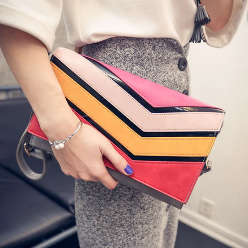 

2019 New Women Clutch Bag Purse Handbag Designer Handbags High Quality PU Leather Envelope Clutch Crossbody Bags For Ladies