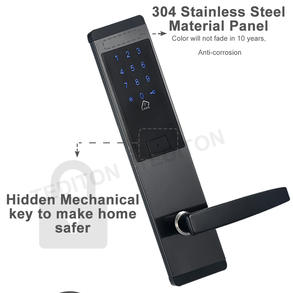  Security Electronic Combination Door Lock Digital Smart APP WIFI Touch Screen Keypad Password Lock  - 32952889454