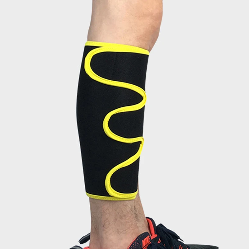 2 Pcs Adjustable Neoprene Pressure Protector Shin Guard Leg Sleeve MTB Cycling Football Compression Calf Support Sports Safety