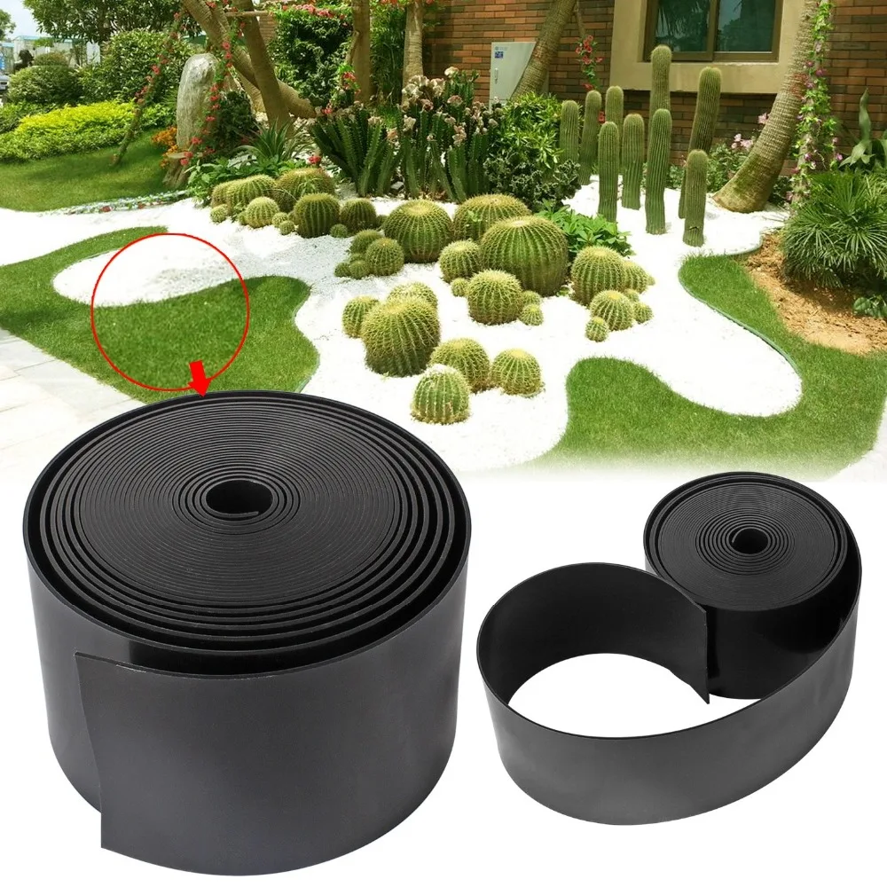 Plastic PE Garden Lawn Path Border Edging Roll Villa Park Landscape Garden edging 50mx0.1m lawn fence bordure de jardin