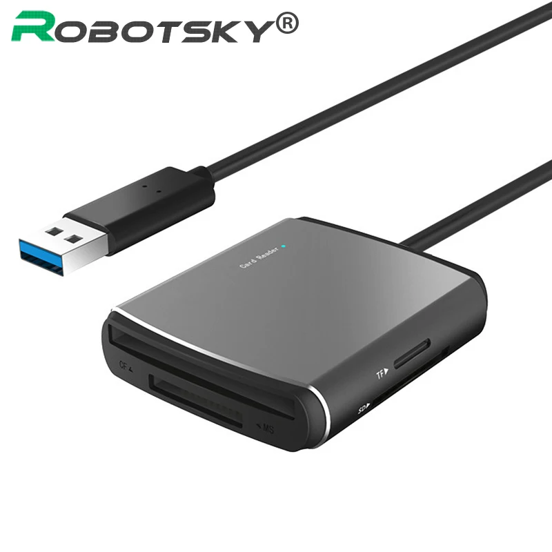 

USB 3.0 Reader For Laptop Card Reader High-Speed Multi Camera Memory card SD CF TF MS Mobile Phone Card Reader USB HUB