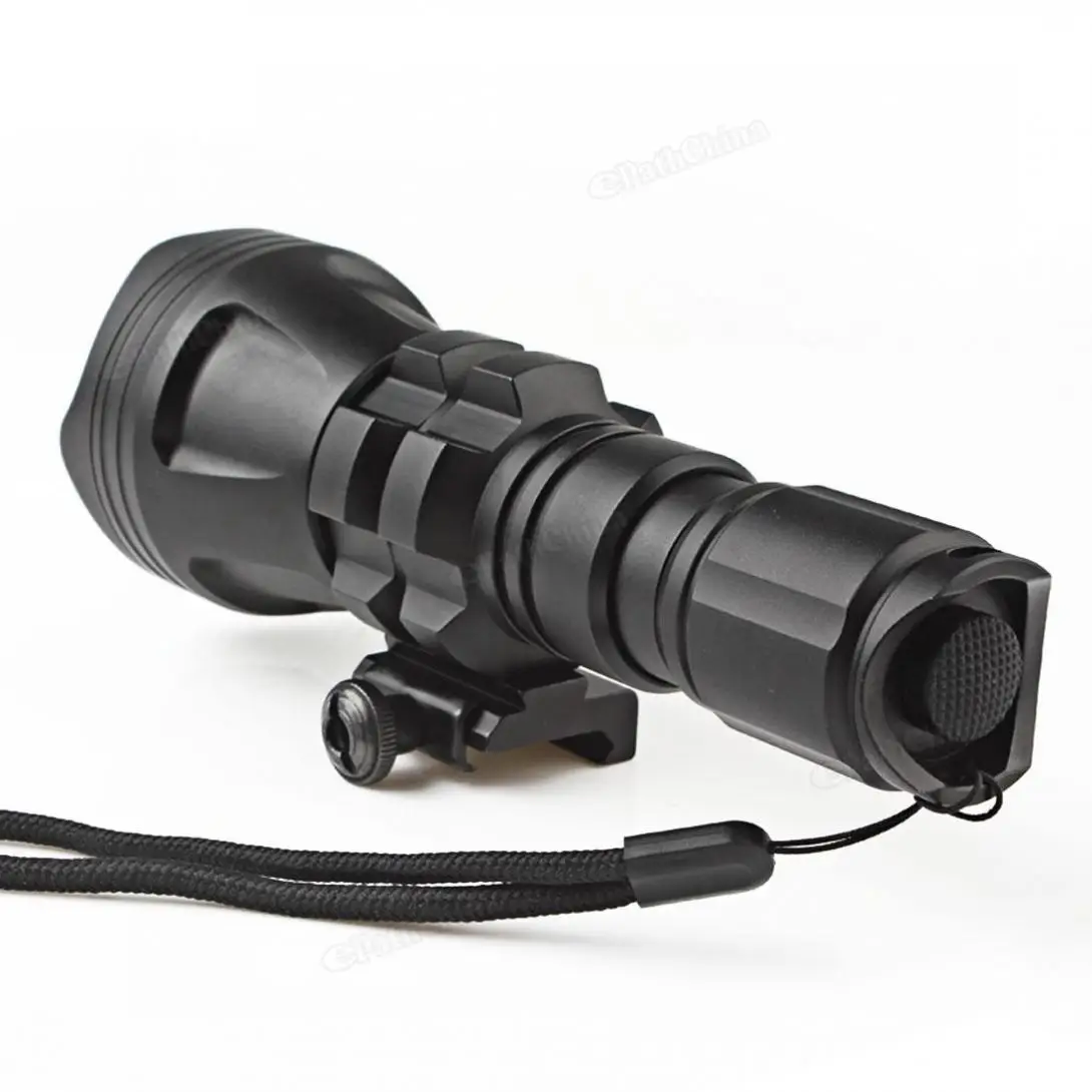  Brinyte LED Flashlight 900LM B158 Convex Lens Zoom Tactical XM-L2 U4 LED Torch Hunting Lamp with 3  - 32876099979