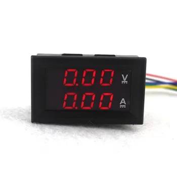 

DC voltmeter ammeter for Car Motorcycle LED Digital DC 0-100V/50A Voltage Meter Current Meter 2 in 1 Panel Meter