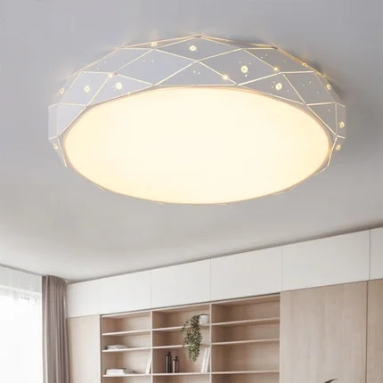LED modern minimalism creative warm romantic main bedroom living room study circular ceiling lamp | Лампы и освещение