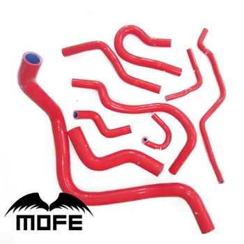 

9PCS Customized / Original Logo Coolant Radiator Heater Silicone Hose Kit for Civic K6 SOHC D16 D15 EG6 92~97 Orange