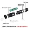 Anjoet Super Bright Led flashlight USB linterna led torch T6 LED Power Tips Zoomable Bicycle Light 18650 Rechargeable +USB Cable ► Photo 2/6