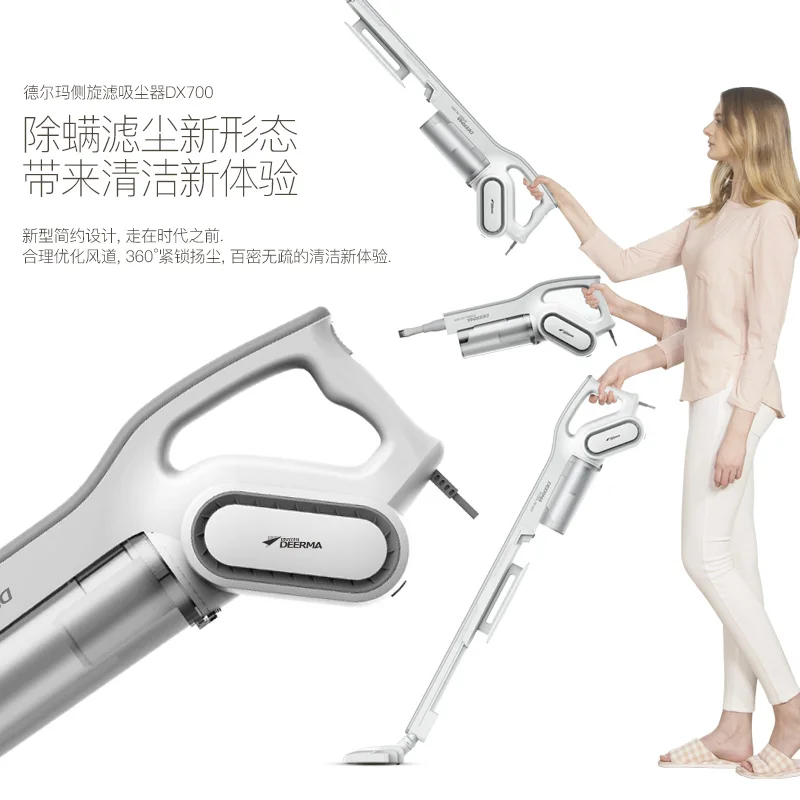 

2 In 1 Electric Handheld Vacuum Cleaner Home Mute Handheld Putt Mini Small Strong High Power Carpet Mites Removal Machine