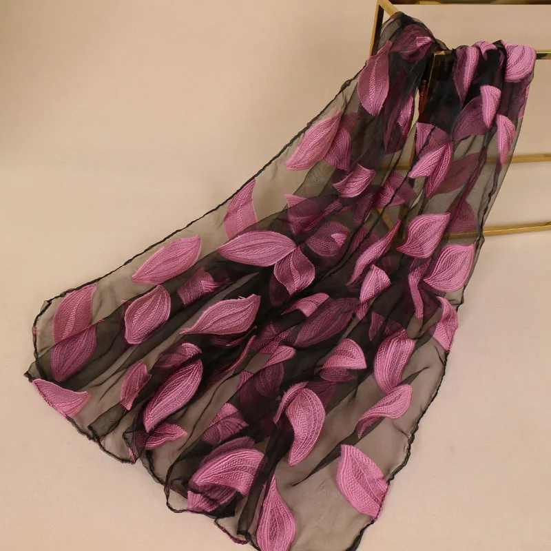 

Fall and Winter 2010 New Female Simulated Silk Scarf Hot Selling Eugene Yarn Semi-permeable Scarf Factory for MZ005