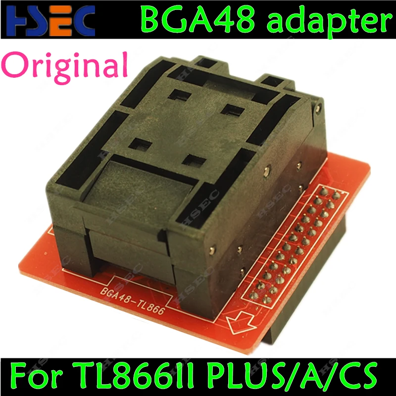 XRIICHA BGA48 адаптер для TL866II plus TL866CS TL866A универсальный программатор с V3 TSOP48 sop44 minipro tl866