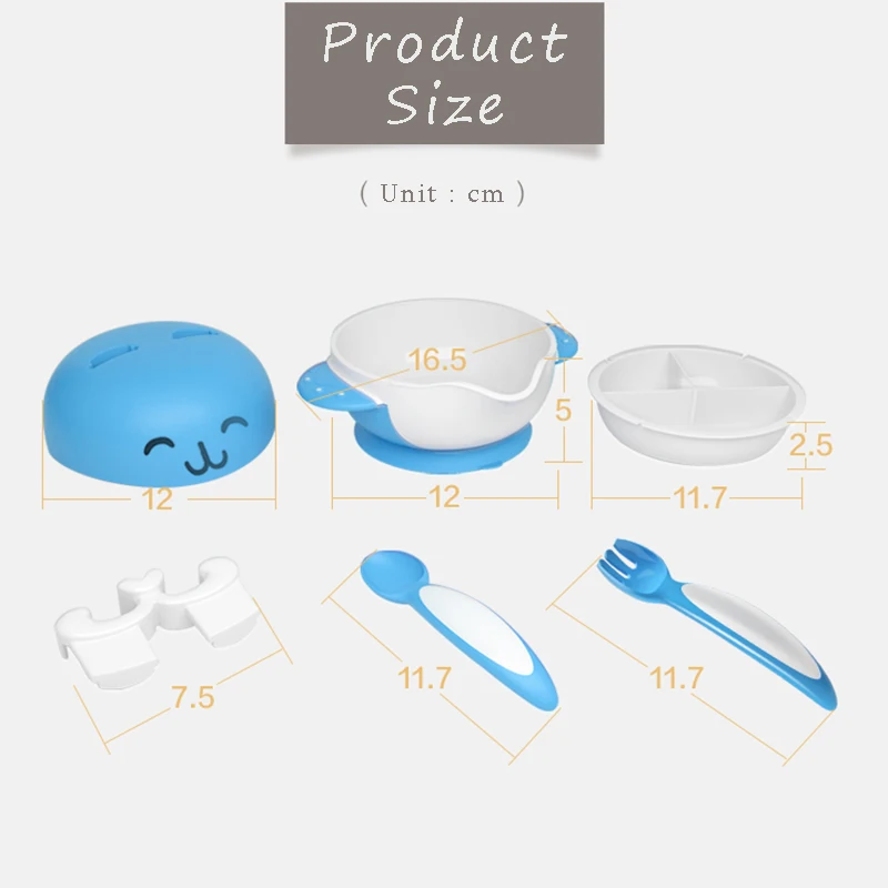 Sucker Bowl Rabbit Sucker Baby Dish Spoon Fork Food Container Tableware For Baby Kids Training Dishes BPA Free 6pcs / Set Sucker Bowl Rabbit Sucker Baby Dish Spoon Fork Food Container Tableware For Baby Kids Training Dishes BPA Free 6pcs / Set