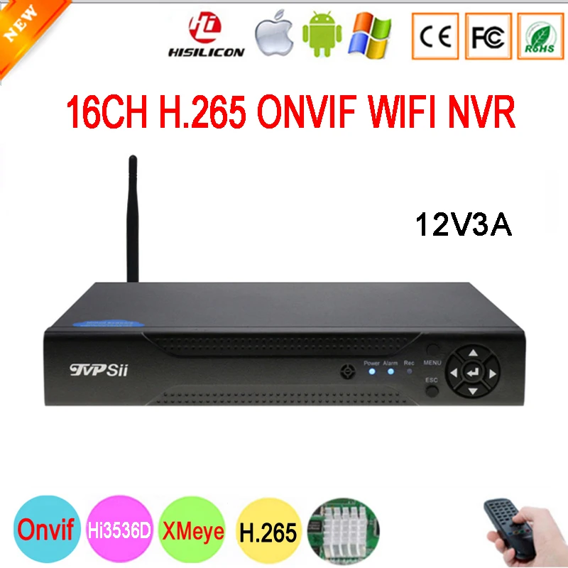 5mp IP Camera Hi3536D XMeye 1CH Audio output H.265+ 5mp 16CH 16 Channel Onvif WIFI CCTV NVR Video S - 32944813222
