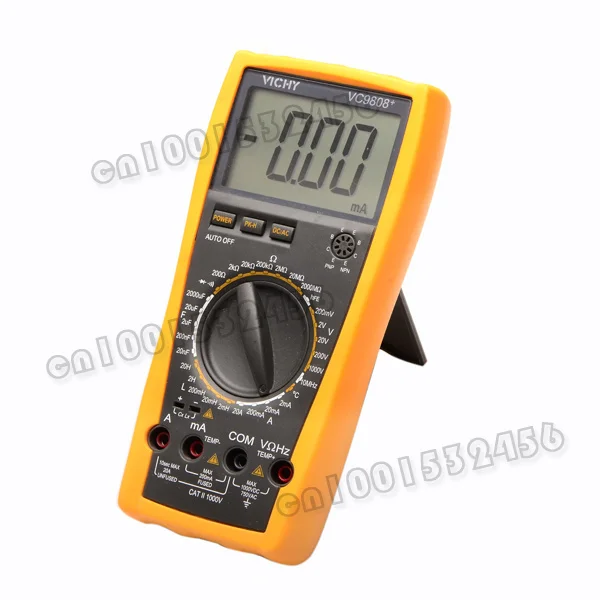 Купить vc9808 + 3 1/2 цифровой мультиметр dcv по вац АСД / Р / С / Л ...