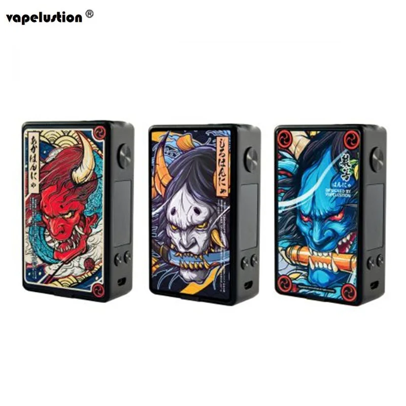 Новейший 100% оригинальный Vapelustion Hannia Box Mod 230 Вт порошковый Dul 18650 батарея 2A