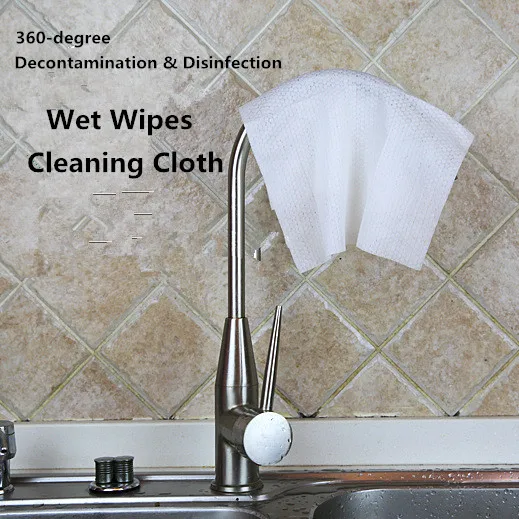 1bag 20pcs Bag 300mm 200mm Magic Kitchen Cleaning Cloth Wet Wipes