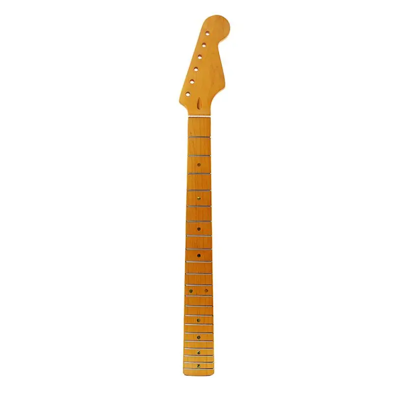 

21 Frets Replacement Maple Neck Fingerboard Dot Fret for ST Strat Electric Guitar