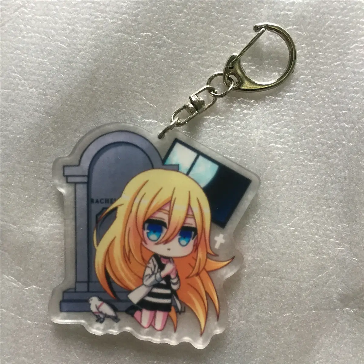 Satsuriku No Tenshi Angels of Death Horror Ray Zack Айзек Фостер Брелок с фигуркой|Реквизит для
