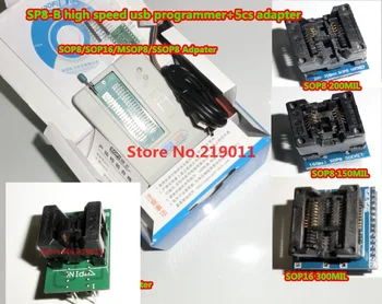 

SOFI SP8-B high speed usb programmer+5cs adapter (93/24/25/BR90/ flash eeprom), over 5000 chips have also SP8-A SP8-F SP16-B