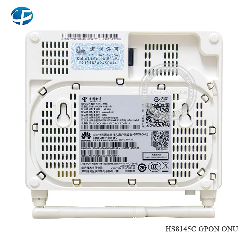 Используется высокое качество HS8145C GPON EPON с оптическим сетевым блоком и оптическим сетевым окончанием FTTH 1GE+ 3FE+ 1TEL+ wifi HGU модем-маршрутизатор, английская версия