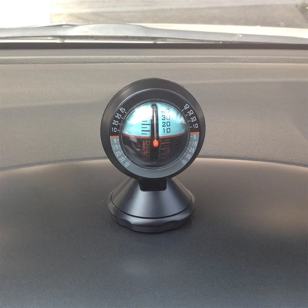 

2019 Car Inclinometer Adjustable Angle Slope Meter Balancer Measuring Vehicle Compass Gradient Balancer