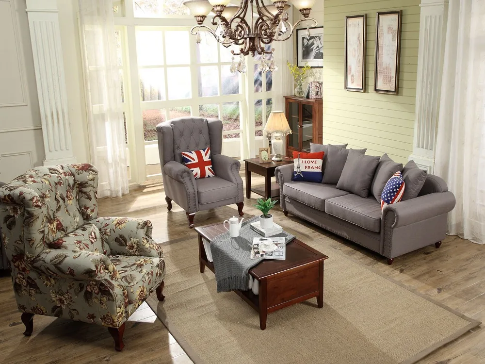

America style fabric sofa set 0414-901