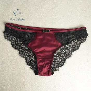 

purple satin sexy lingerie brief seamless panties underwear women plus size women