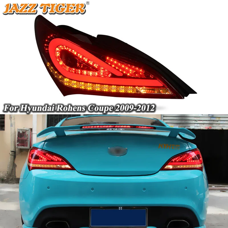 

Rear Running Lamp + Brake Light + Reverse + Turn Signal Light Car LED Tail Light Taillight For Hyundai Rohens Coupe 2009-2012