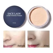 Горячая рассыпчатая пудра для лица матовая отделка прозрачная фиксирующая пудра профессиональное полупрозрачное масло для макияжа-контроль компактная косметика