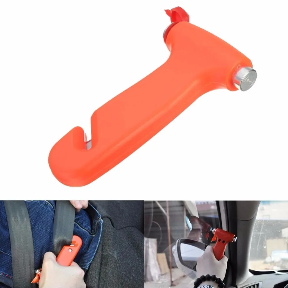 Auto Safety Car Hammer Glass Window Punch Breaker Seat belt Cutter