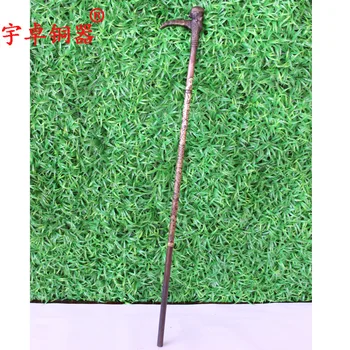 

Yu Zhuo BRASS copper copper Shouxing old cane too pure hand crutch gift