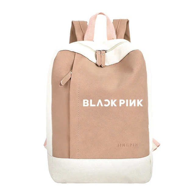 Женский тканевый рюкзак с надписью «Sac A Dos Exo Got7 Wanna One», два раза Monsta X Seventeen, черный, розовый, Harajuku, женская сумка, рюкзак