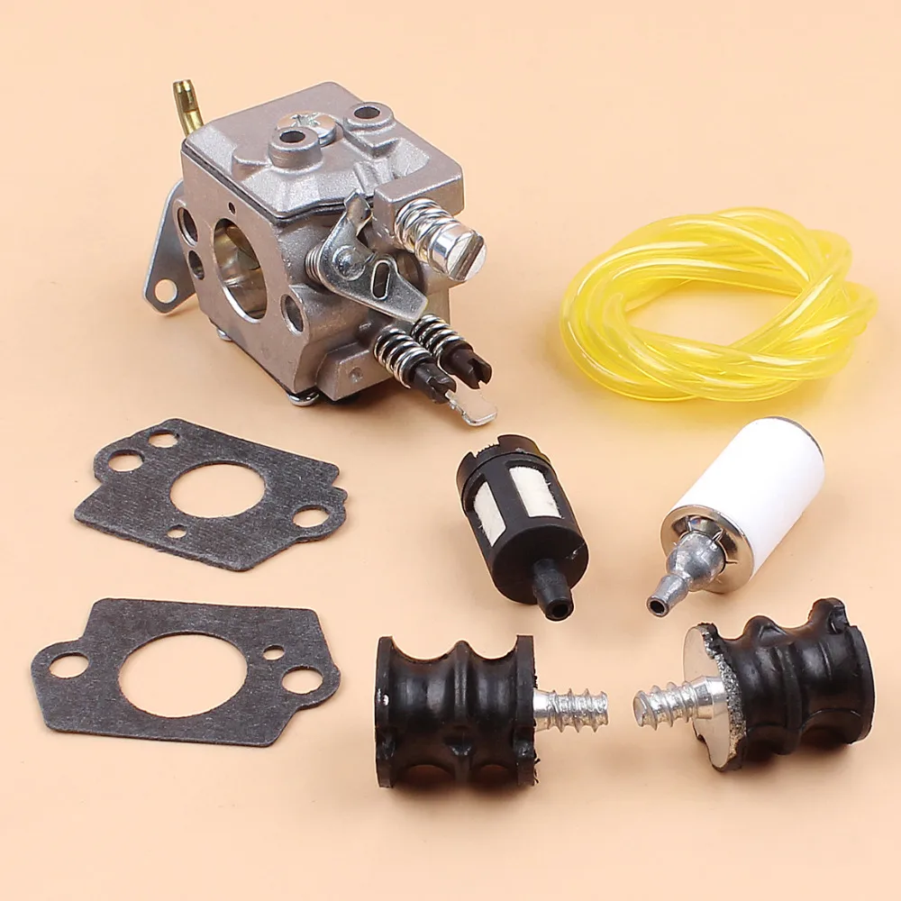 Carburetor Buffer Isolator Fuel Hose Filter Kit For HUSQVARNA 36 41 136