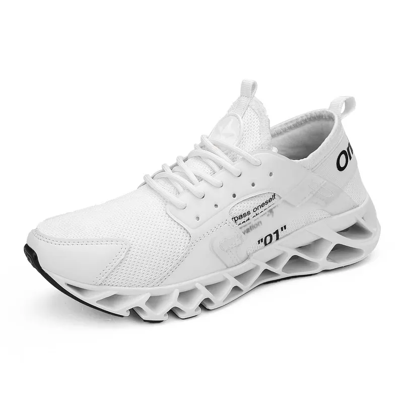 Мужские кроссовки для бега, для взрослых, спортивные кроссовки, максимальный размер 39-47, амортизирующие, дышащие, унисекс, кроссовки для фитнеса, спортивная обувь для спортзала - Цвет: white 068