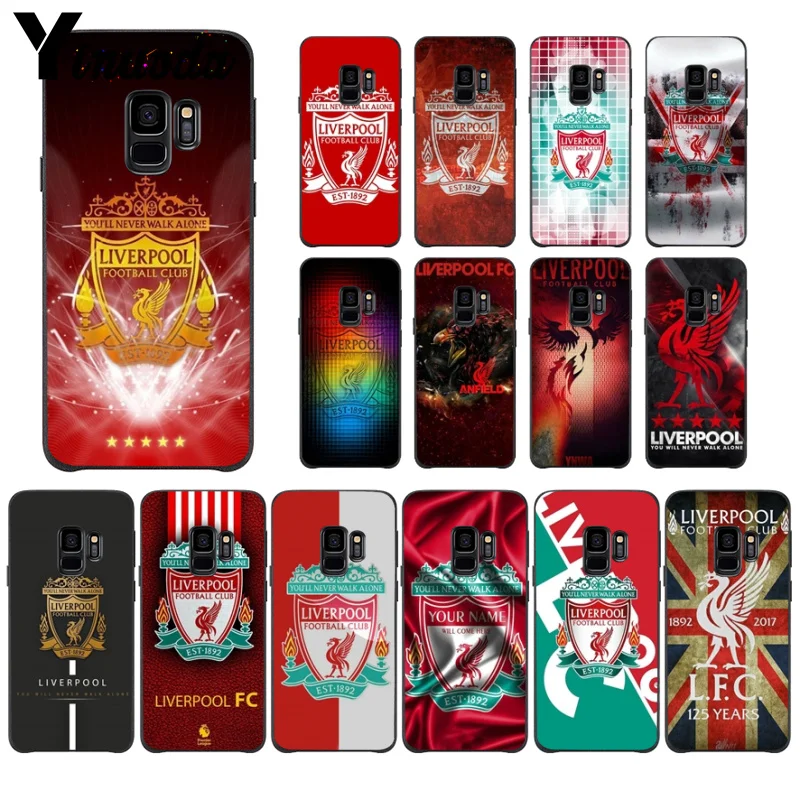 

Yinuoda Liverpool Football Club Ultra Thin Cartoon Pattern Phone Case For GALAXY s7 edge s8 plus s9 plus s6 edge s10