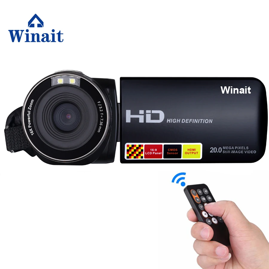 

Freeshiping 3.0" Touch Display Wireless Video Camera Night Vision Shooting 24Mp 1920*1080 FHD Digital Camcorder HDV-301STR