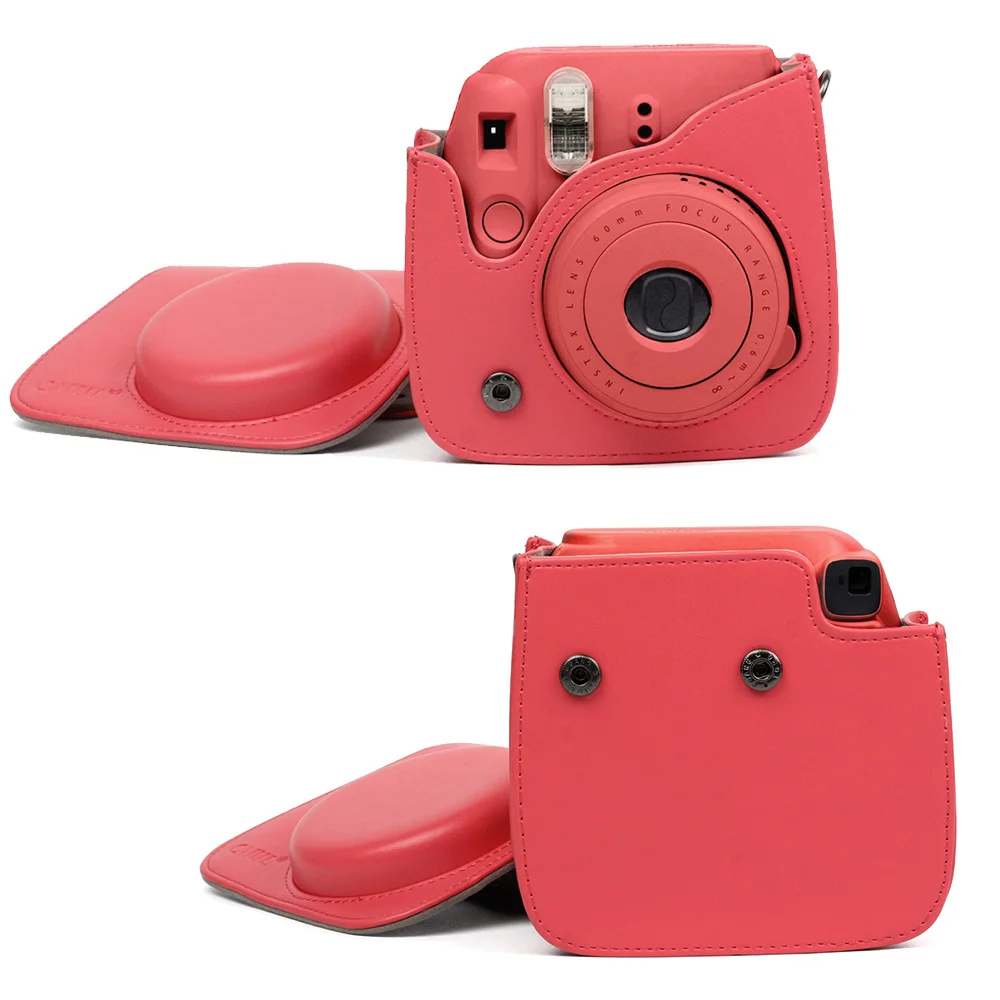 Чехол для цифровой камеры Besegad из искусственной кожи защитный чехол Polaroid Fujifilm Instax
