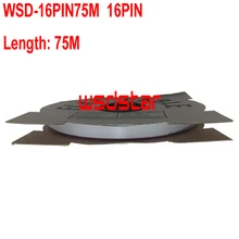 WsdStar WSD-16PIN75M 75 м/рулон 16 Pin сигнальный кабель для светодиодный экран дисплея Чистый медный плоский ленточный кабель для передачи данных