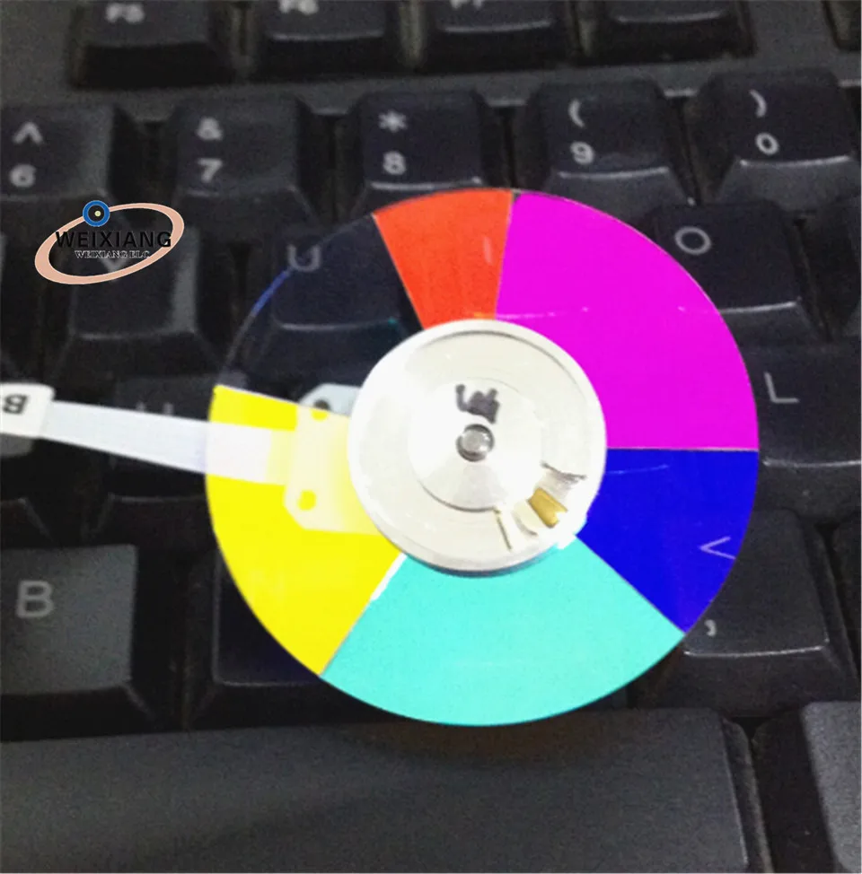 Original Color Wheel DX423 /DX421 Projector Color Wheel,6 segments 44mm