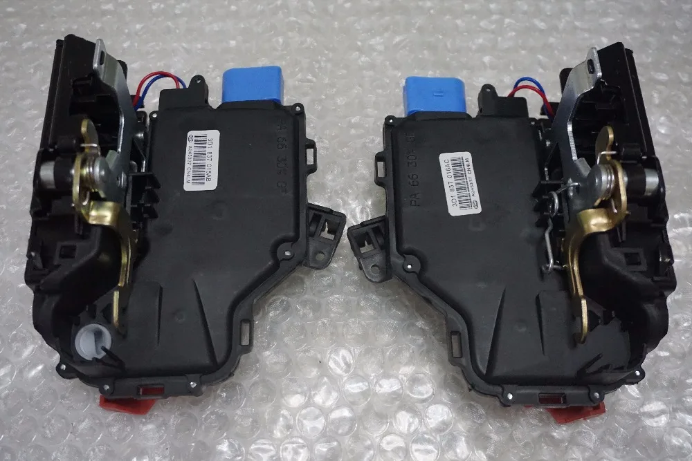 Пара 2 шт. спереди для VW GOLF V JETTA центральный дверной замок механизм 9 PIN 3D1837016A 3D1837016AB