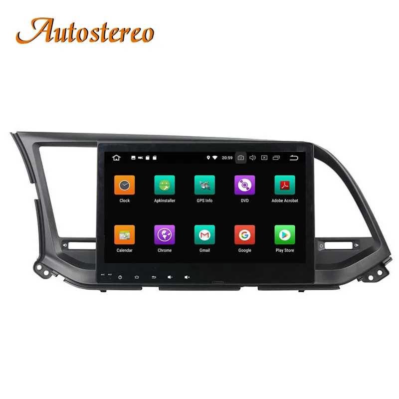 Sale Android 9 4GB RAM Car DVD Player GPS navigation For Hyundai Elantra 2016+ headunit multimedia player auto radio tape recorder HD 9