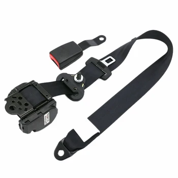 

Universal Self-Winding Shrink 3-Point Seat Belt Lap With Car Seat Belt Adjuster Lock Seat