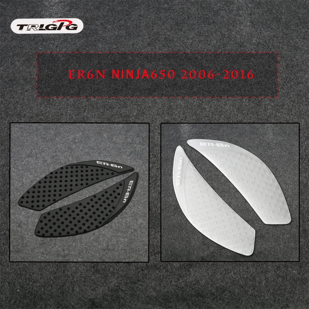 

For Kawasaki Ninja ER-6N ER6N ER 6N 2006-2015 2014 13 12 11 10 09 Motorcycle tank pad/grips protector sticker /Protective Pad