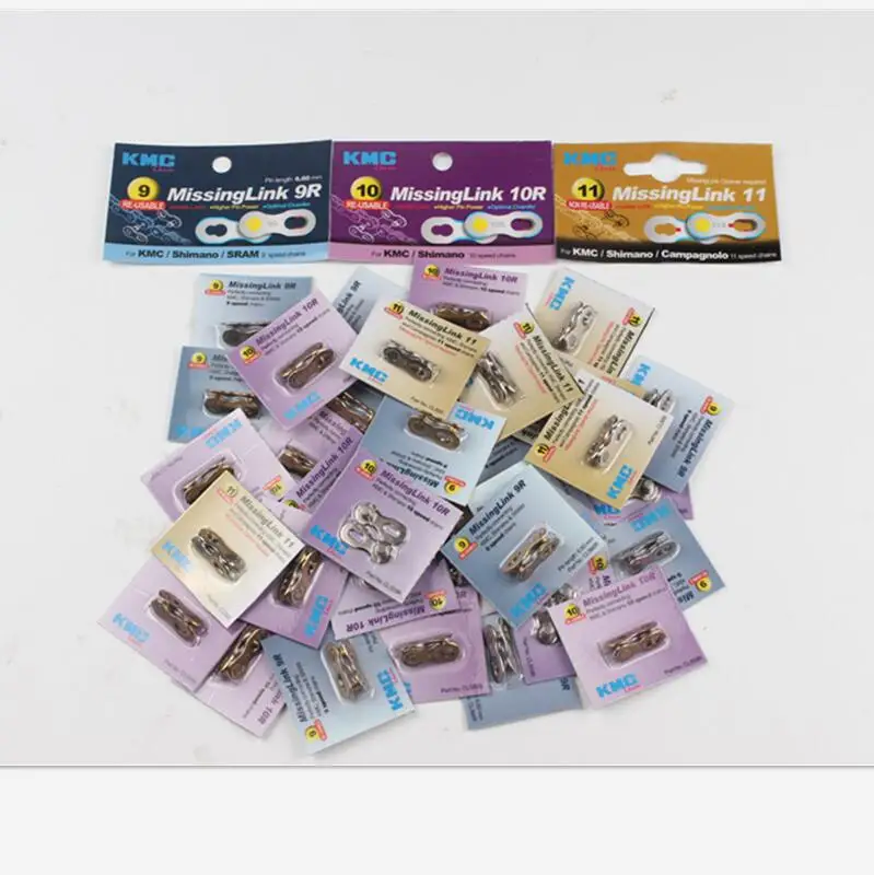Discount KMC original MTB Bicycle Chain Link Missing Link 6/7/8/9/10/11 speed one pair for Shimano Gold Silver 1 Discount KMC original MTB Bicycle Chain Link Missing Link 6/7/8/9/10/11 speed one pair for Shimano Gold Silver 1
