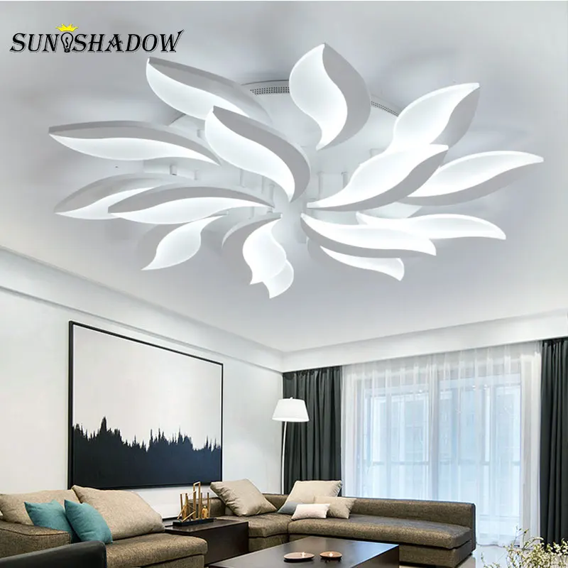 Preise Wohnzimmer Led deckenleuchte AC110 220V Acryl Moderne Kronleuchter Decken Lampe Für Schlafzimmer Studie zimmer Küche Esszimmer Hause lampe