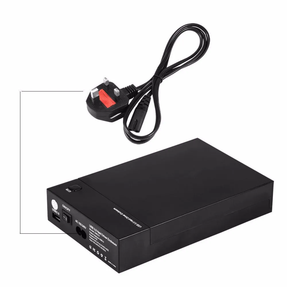 Новый внешний корпус для жесткого диска SATA USB 3 0 2 5 дюйма жесткий диск SSD HDD чехол с