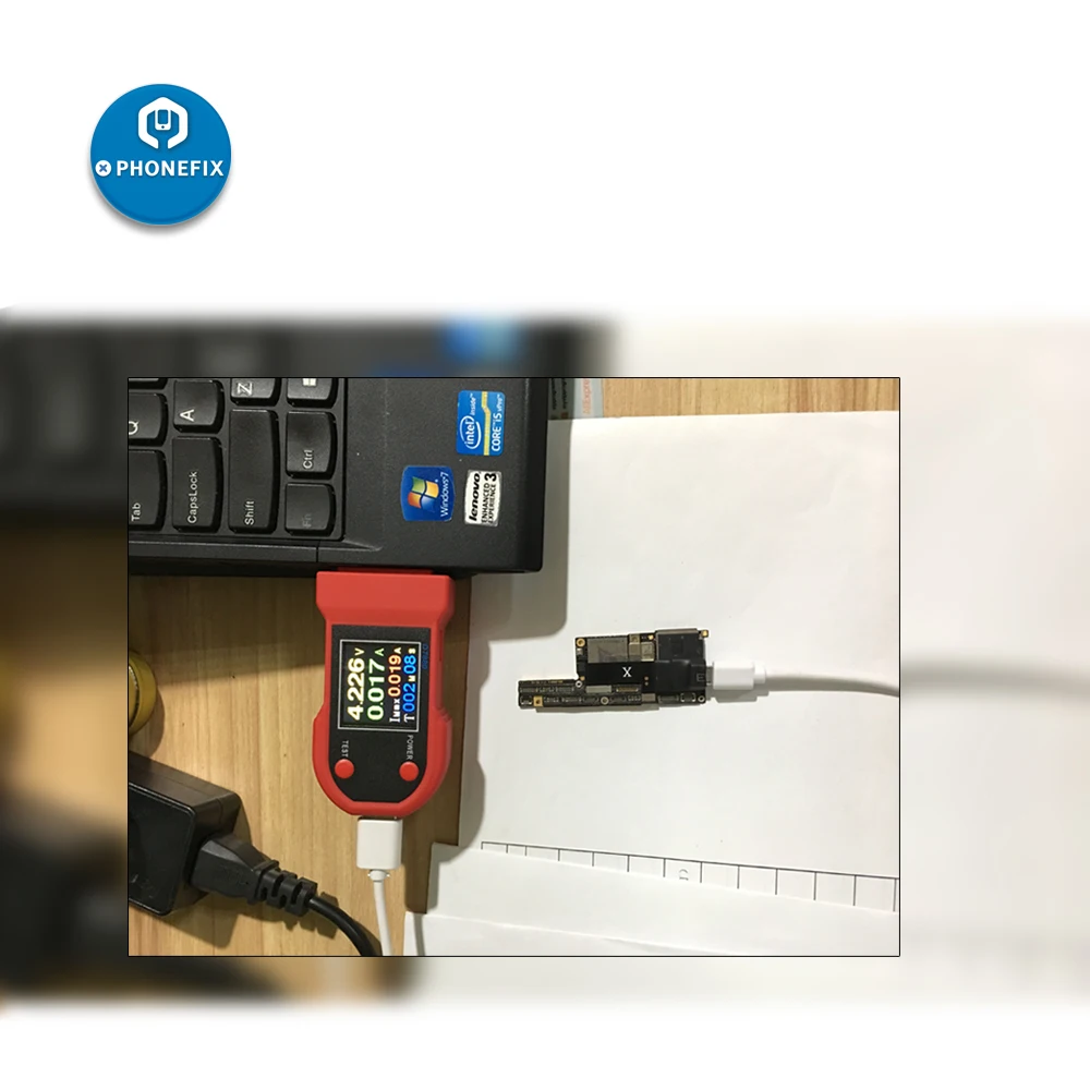  Puerto de carga USB para teléfono móvil Analizador de probador de mantenimiento de corriente voltím