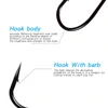 30pcs/lot jig hooks Carbon Steel Big Long Shank Fishing Hooks Sea Hook Pint Hook with Eyes with barb fishing accessories ► Photo 2/6