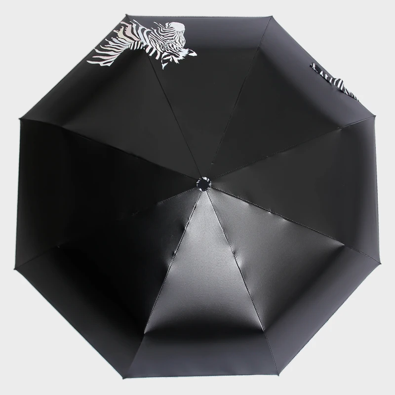 

Personality Female Umbrella Rain Women Folding Umbrellas Anti-UV Sunscreen Sun Parasol Rain Tools