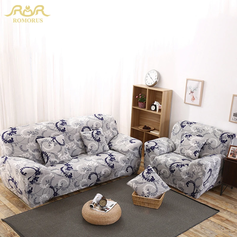 

Olive Branch Gray Tight All-inclusive Sofa Covers New Stretch Elastic Wrap Full Slipcover Single/Two/Three/Four-seat Couch Cover