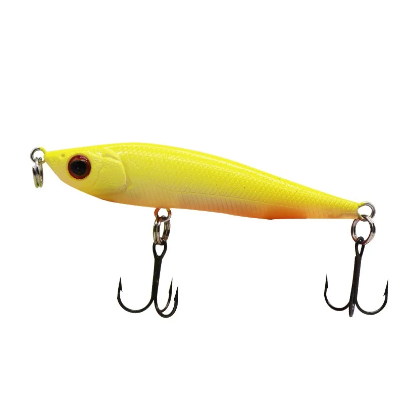 Fishing Lures 1 Piece 7cm 8g Sinking Jerkbait Vibration Wobblers Plastic Rattlin VIB Hard Lure Artificial Bait DROP SHIP