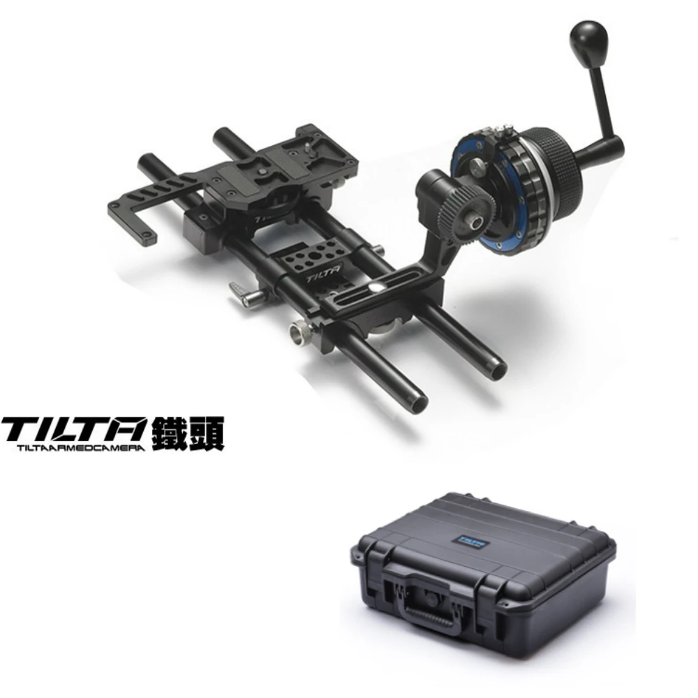 Tilta FF-T03 демпфированный последующий фокус + быстросъемная опорная пластина + чехол для DSLR HDV камеры RIG 5D2 5D3 GH3 D800 BMCC C300 C500 Tilta FF-T03 демпфированный последующий фокус + быстросъемная опорная пластина + чехол для DSLR HDV камеры RIG 5D2 5D3 GH3 D800 BMCC C300 C500